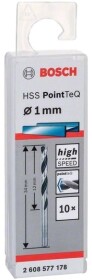 Набір свердл Bosch спіральних по металу 2608577178 1 мм 10 шт.