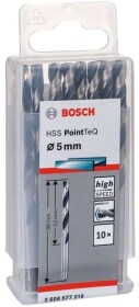 Набір свердл Bosch спіральних по металу 2608577218 5 мм 10 шт.
