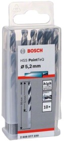 Набір свердл Bosch спіральних по металу 2608577220 5.2 мм 10 шт.
