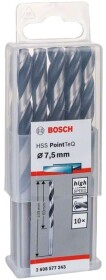 Набір свердл Bosch спіральних по металу 2608577243 7.5 мм 10 шт.