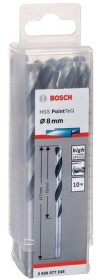 Набір свердл Bosch спіральних по металу 2608577248 8 мм  10 шт.