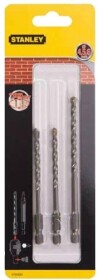 Набір свердл Stanley спіральних по цеглі STA53053 4-6 мм  3 шт.