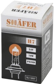 Автолампа Shafer H7 PX26d 70 W прозора SL1207