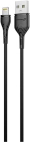 Кабель Grand-X PL01B USB - Apple Lightning 1 м