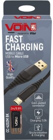 Кабель Voin CC-4202MBK USB - Micro USB 2 м