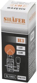 Автолампа Shafer H3 PK22s 55 W прозора SL1003