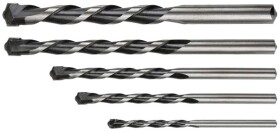 Набір свердл Graphite спіральних по бетону 57H350 4-10 мм 5 шт.