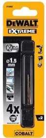 Набір свердл DeWALT спіральних по металу Extreme Industrial Cobalt DT4959 1.5 мм 2 шт.