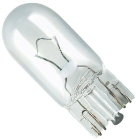 Автолампа Amio T10 W2,1x9,5d 5 W прозора 01483