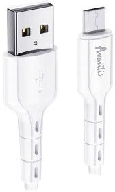 Кабель Avantis Novel A110-WH USB - Micro USB 1 м