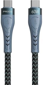 Кабель Proda Pulsing Series PD-B70A-GR type-C - type-C 1,5 м