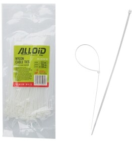Стяжка Alloid PC-25150W 150 мм 2,5 мм 100 шт