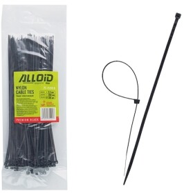 Стяжка Alloid PC-25200B 200 мм 2,5 мм 100 шт