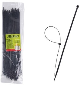Стяжка Alloid PC-36300B 300 мм 3,6 мм 100 шт