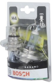 Автолампа Bosch Plus 90 H4 P43t 55 W 60 W 1987301422