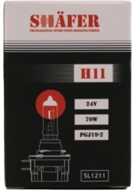 Автолампа Shafer H11 PGJ19-2 70 W прозрачная SL1211