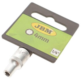 Торцева головка JBM 10099 4 мм 1/4