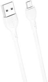 Кабель XO NB200 NB200-M-WH USB - Micro USB 1 м