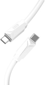 Кабель XO NBQ233B NBQ233B-TC-1-WH type-C - type-C 1 м