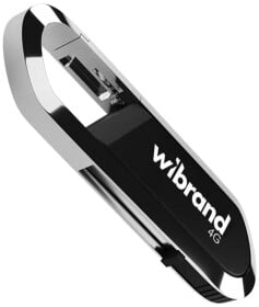 Флешка Wibrand Aligator Black 4 ГБ