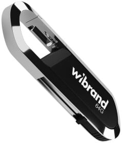 Флешка Wibrand Aligator Black 64 ГБ