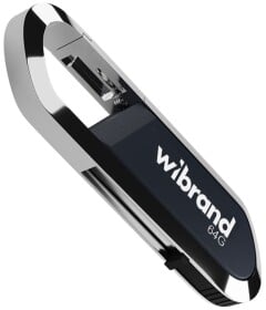 Флешка Wibrand Aligator Grey 64 ГБ