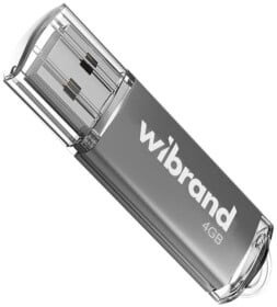 Флешка Wibrand Cougar Silver 4 ГБ