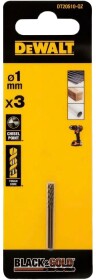 Набір свердл DeWALT спіральних по металу Black&Gold DT20510 1 мм 3 шт.