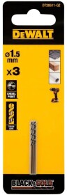 Набір свердл DeWALT спіральних по металу Black&Gold DT20511 1.5 мм 3 шт.