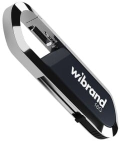 Флешка Wibrand Aligator Grey 16 ГБ