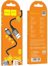 Кабель Hoco X86 Spear 51360 USB - Micro USB 1 м