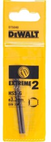 Набір свердл DeWALT спіральних по металу Extreme 2 DT5040 3.3 мм 2 шт.