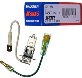 Автолампа KOITO H3 PK22s 55 W прозрачная 0454T