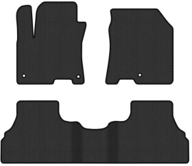 Комплект килимків EVAtech HY44347Z3KH3RBB чорний