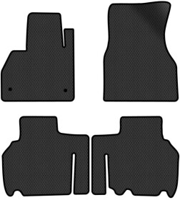 Комплект килимків EVAtech RT21682PBC4RN2RBB чорний