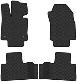 Комплект килимків EVAtech TY11432PVC4TL2RBB чорний