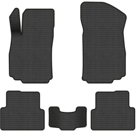 Комплект ковриков EVAtech CT338C5SBB черный