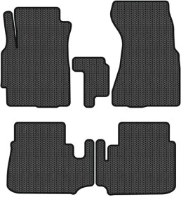 Комплект ковриков EVAtech HA31167PC5SBB черный