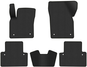 Комплект ковриков EVAtech VV1903C5VL8RBB черный