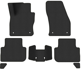 Комплект ковриков EVAtech VW41380CQ7AV4RBB черный