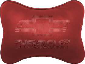 Подушка-подголовник StatusCASE красная Chevrolet ap0012502