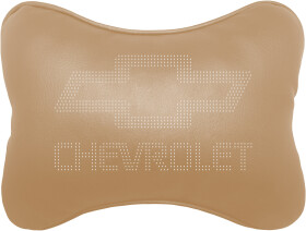 Подушка-подголовник StatusCASE бежевая Chevrolet ap0012602