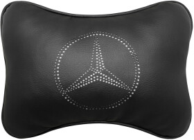 Подушка-подголовник StatusCASE черная Mercedes-Benz ap00802