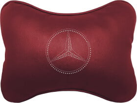 Подушка-підголовник StatusCASE бордовий Mercedes-Benz ap008502