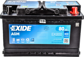 Аккумулятор Exide 6 CT-80-R Start-Stop AGM EK800