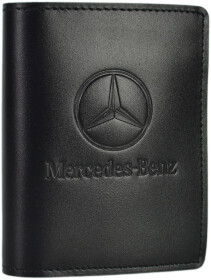 Портмоне-органайзер Poputchik 5070-035 з логотипом Merсedes-Benz колір чорний