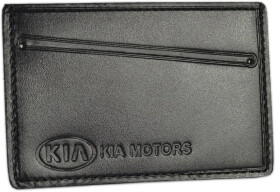 Картхолдер Poputchik 5014-029 з логотипом KIA колір чорний
