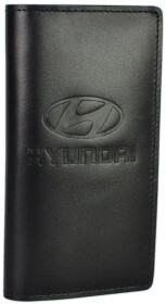 Портмоне-органайзер Poputchik 4023-048 с логотипом Hyundai цвет черный