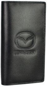 Портмоне-органайзер Poputchik 4023-038 з логотипом Mazda колір чорний