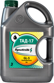 Трансмиссионное масло Sputnik ТАД-17 GL-5 80W-90 минеральное